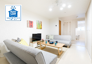 D205. Tennoji4min/OsakaCastle7min/Spacious2BR