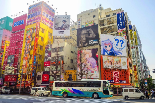 TQM24 Private Double bed room in Akihabara area. 